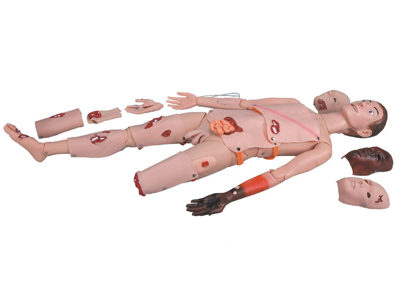 FCZZ-128型戰(zhàn)場(chǎng)急救創(chuàng)傷護(hù)理技術(shù)綜合訓(xùn)練模擬人